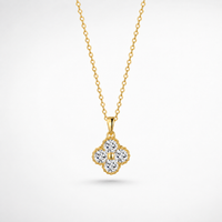 Diamond Clover Halskette