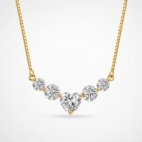 Diamond-Row Halskette