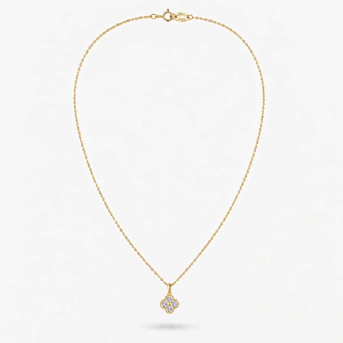 Diamond Clover Halskette