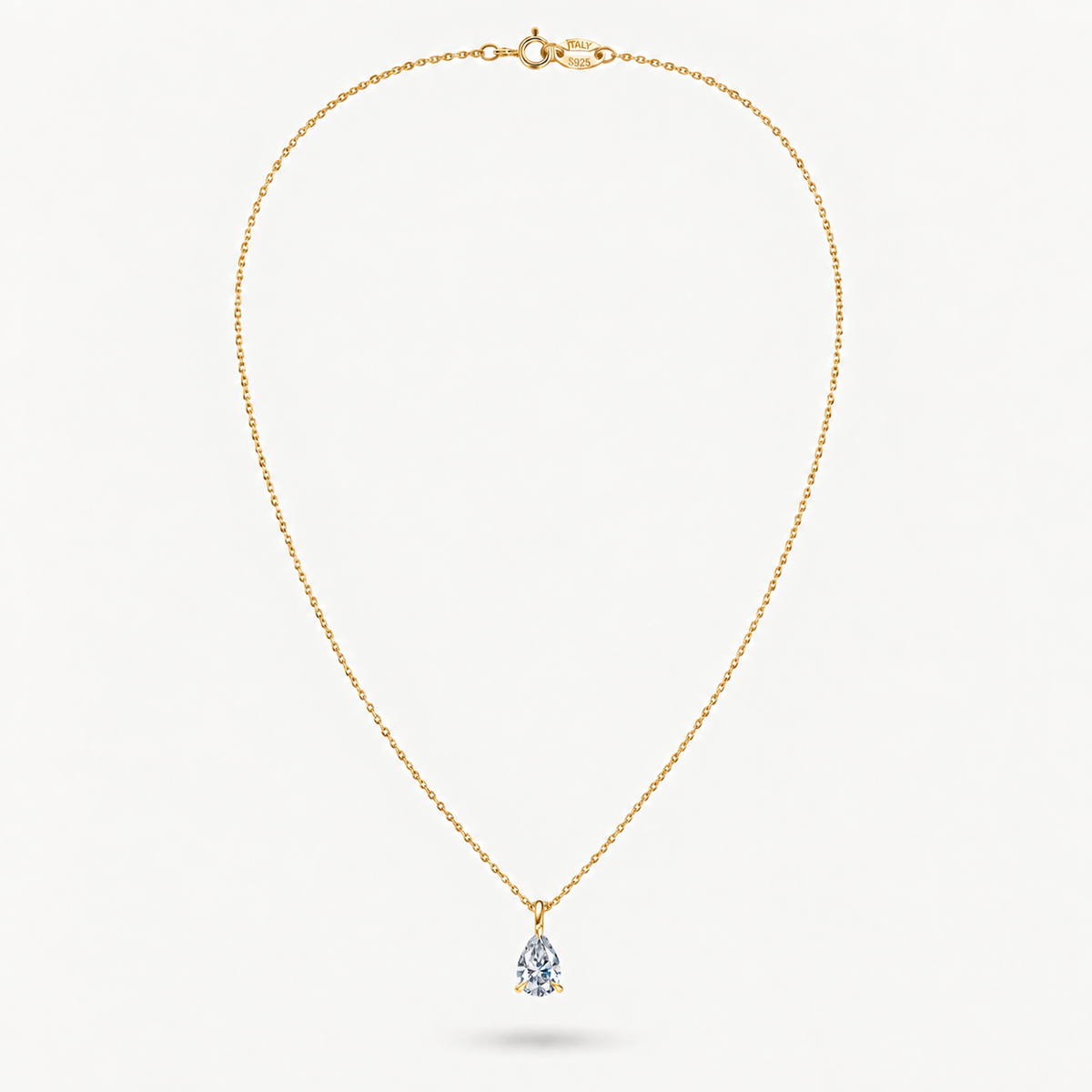 Diamond Pear Halskette