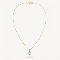 Diamond Pear Halskette