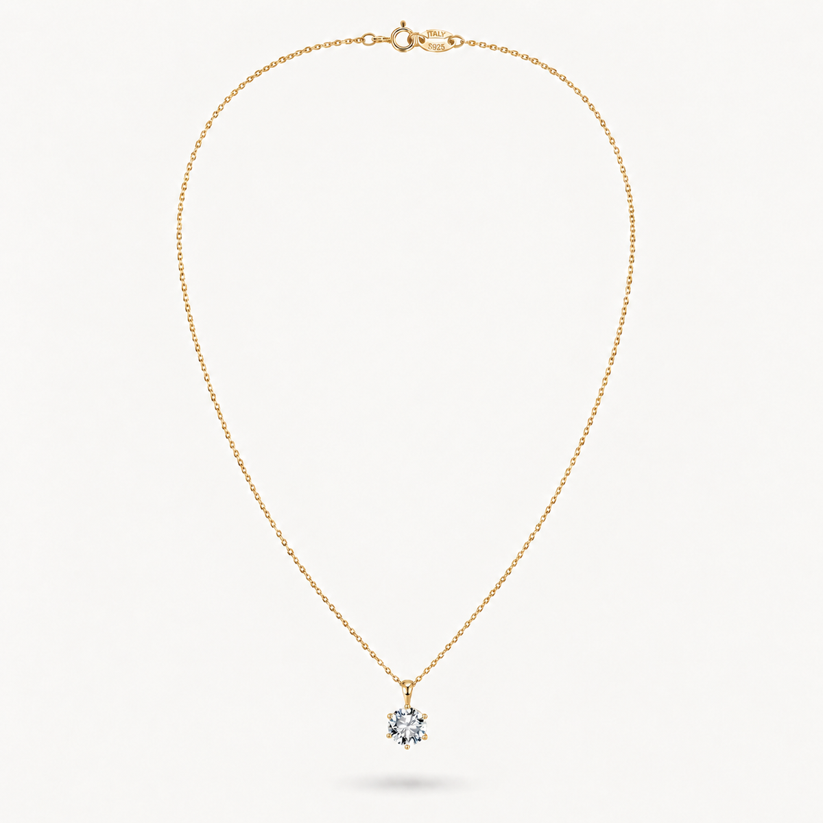 Diamond Solitaire Halskette