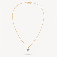 Diamond Solitaire Halskette