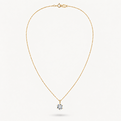 Diamond Solitaire Halskette