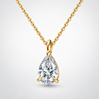 Diamond Pear Halskette