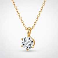 Diamond Solitaire Halskette