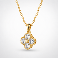 Diamond Clover Halskette