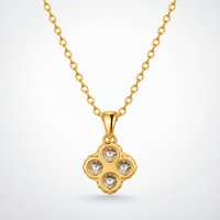 Diamond Clover Halskette