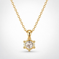 Diamond Solitaire Halskette