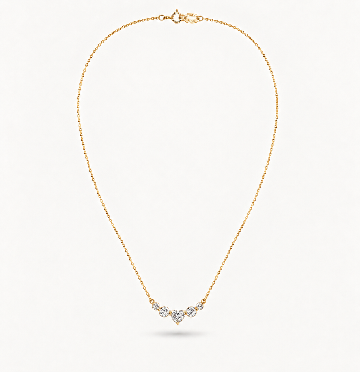 Diamond-Row Halskette