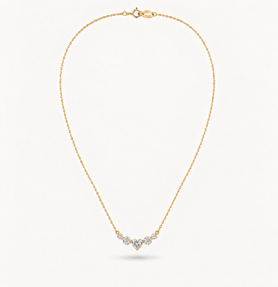 Diamond-Row Halskette