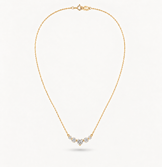 Diamond-Row Halskette